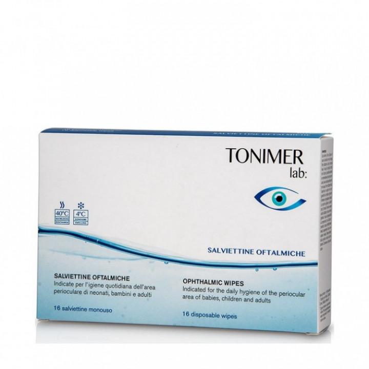 Tonimer Lab Ophthalmic Wipes 16pcs
