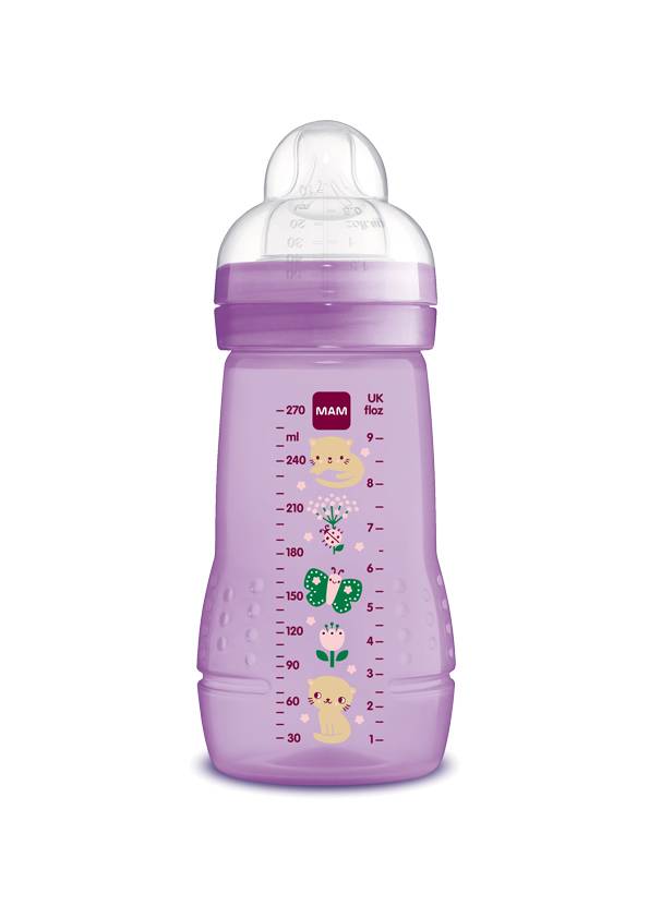 Mam Easy Active Baby Bottle 2M+ Purple 270ml