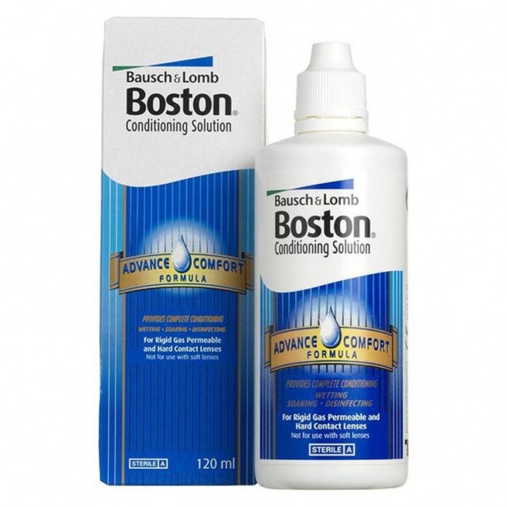 Bausch & Lomb Boston Conditioning Solution For Cleaning Contact Lenses 120ml