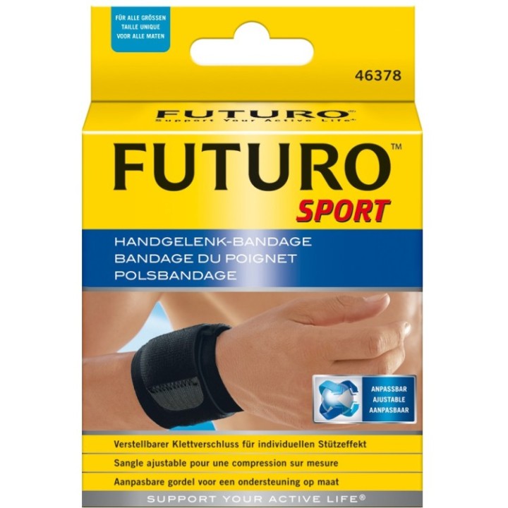 Futuro Sport Adjustable Black Wrist 46378 Brace