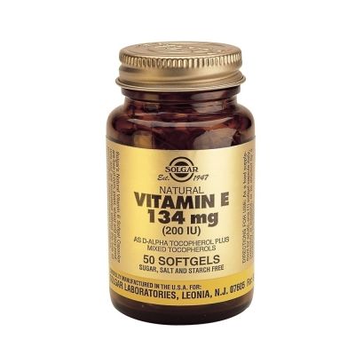 Solgar Vitamin E 200Iu 50 Softgels X 134Mg