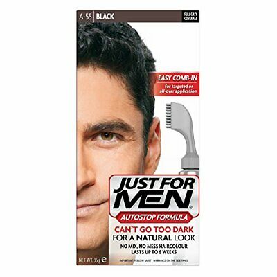 Just For Men Autostop Hair Color Real Black A55