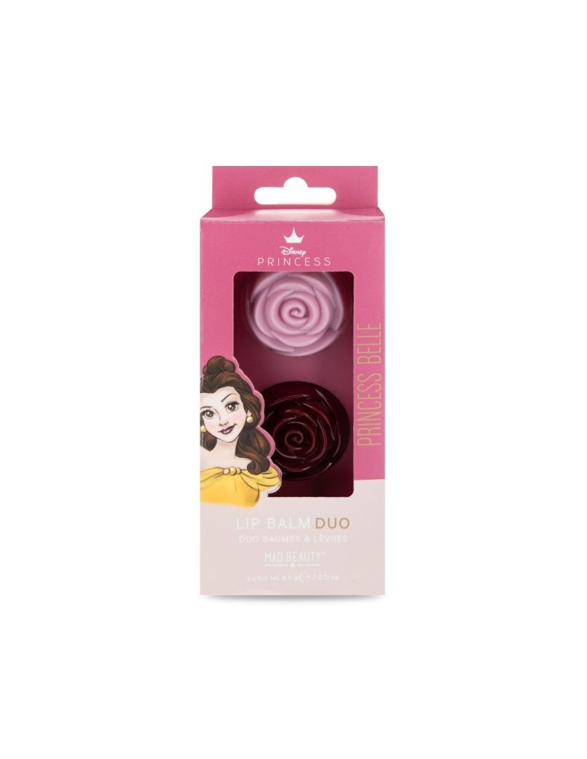 Mad Beauty Disney Princess Lip Balm Duo – Belle Edition