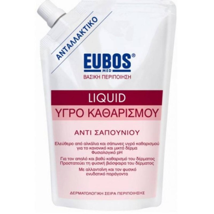 Eubos Liquid body wash ing Emulsion Red Refill Pack 400Ml