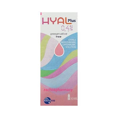 HYAL PLUS 0.4% EYE DROPS SOLUTION 10ML