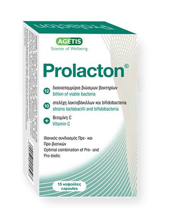Agetis Prolacton Optimal Combination Of Probiotics & Prebiotics 15 Tablets