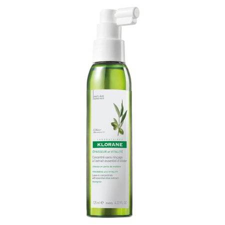 Klorane Thickness & Vitality Leave In Spray Serum With Olive Extract For Thinning Age Weakened Hair 125ml