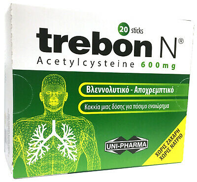 Trebon Acetylcysteine Granules Sachets 600g