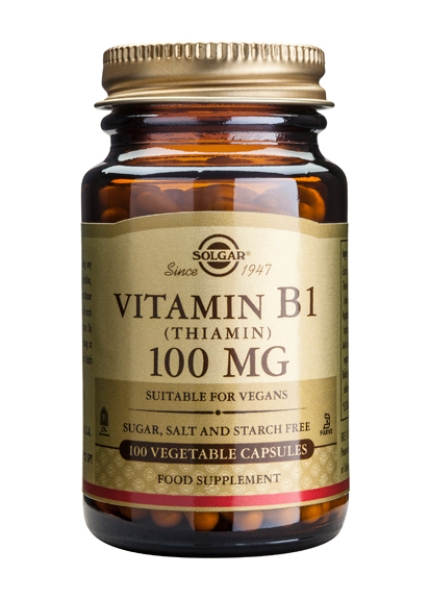 Solgar Vitamin B-1 Capsules 100 X 100Mg