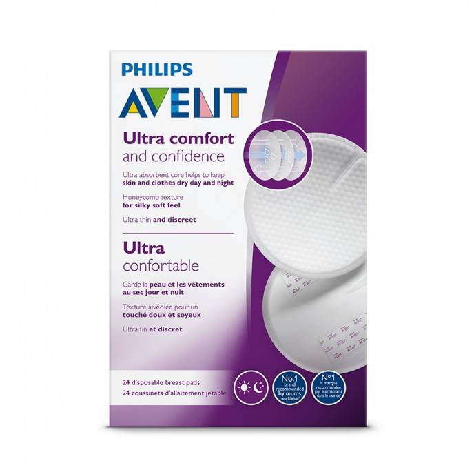 Philips Avent Ultra Comfort Disposable Breast Pads 24Pcs