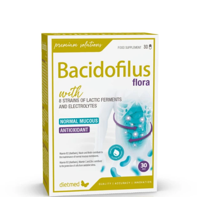 Dietmed Bacidofilus Flora For Intestinal Health 30 Capsules
