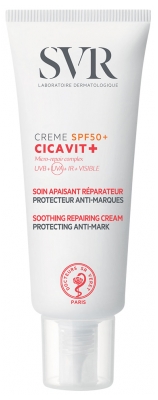 Svr Cicavit+ Crème Spf50+ Soothing Repairing Protective Anti Mark Care 40Ml