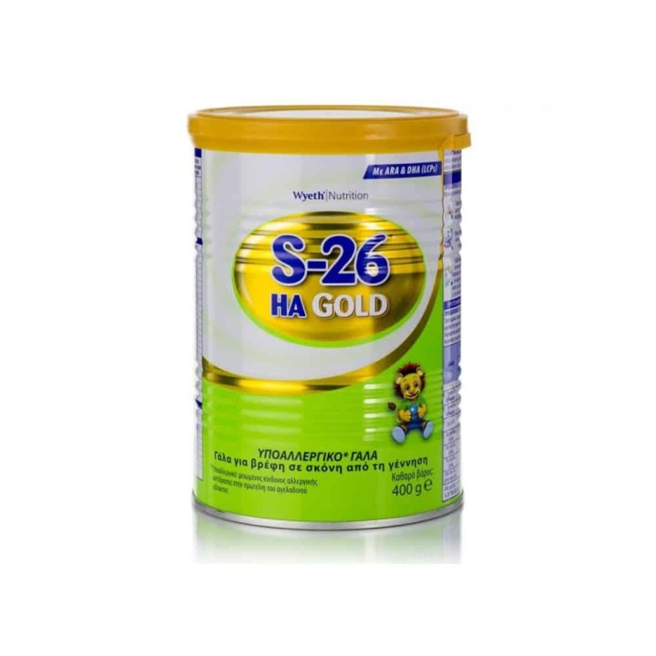 S-26 Gold Ha Hypoallergenic Milk 400G