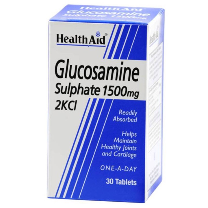 Health Aid Glucosamine Sulphate 1500Mg Helps Mantain Healthy Joints & Cartilage 30 Tablets