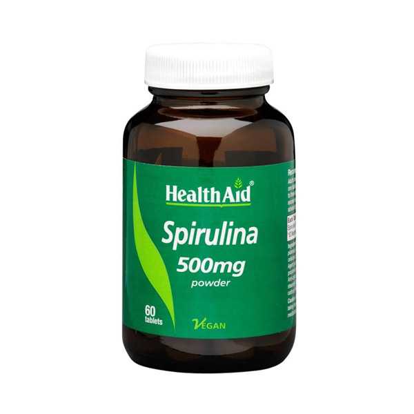 H/ Aid Spirulina, Tablets, 60 x 500mg