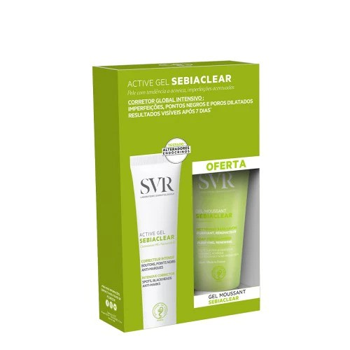 Svr Active Gel Sebiaclear 40Ml + Gel Moussant 55Ml Set / Giftset