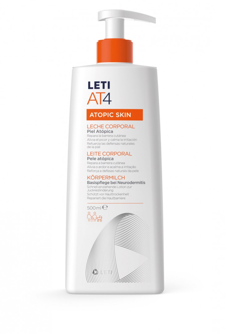 Letiat4 Body Care Milk For Atopic Skin 500Ml