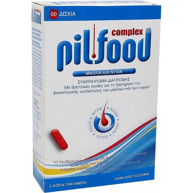 Pilfood Complex Hair, Nails 60 Capsules