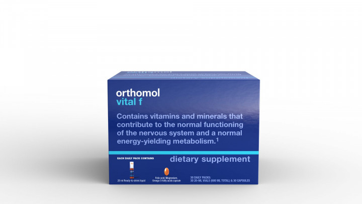 Orthomol Vital F Ready To Drink Vials + Capsules 2×30 Pack