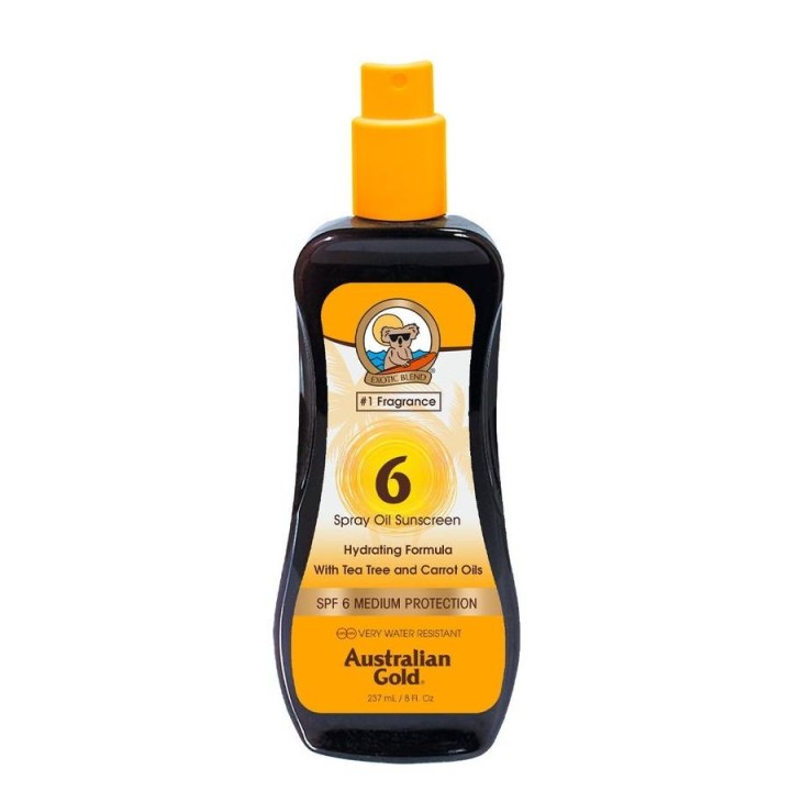 Australian Gold Spf 6 Spray Oil Sunscreen 237Ml