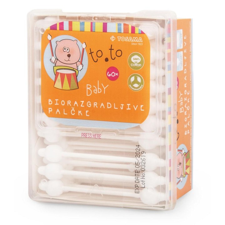 Tosama to.to Baby Cotton Buds x60