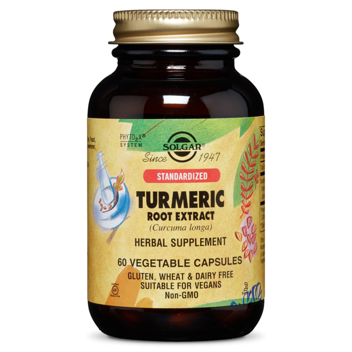Solgar Turmeric Root Extract Antioxidant Supports Normal Function Of Digestive & Liver System 60 Capsules