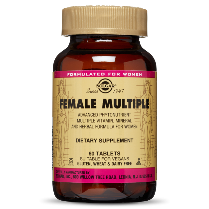 Solgar Female Multiple Advanced Multivitamin & Mineral Formula For Women 60 Tablets
