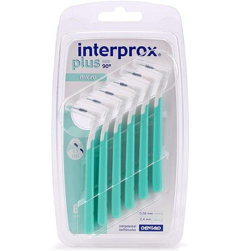 Interprox Plus Interproximal Brush Micro Green 0.56Mm X6