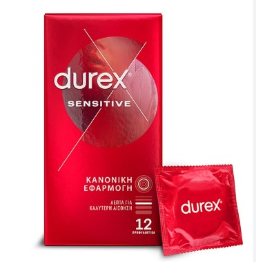 Durex Sensitive Very Thin Condoms 12 Pieces