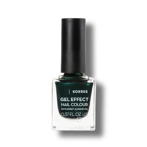 Korres Gel Effect Nail Colour With Sweet Almond Oil Velvet Green 11Ml No 89