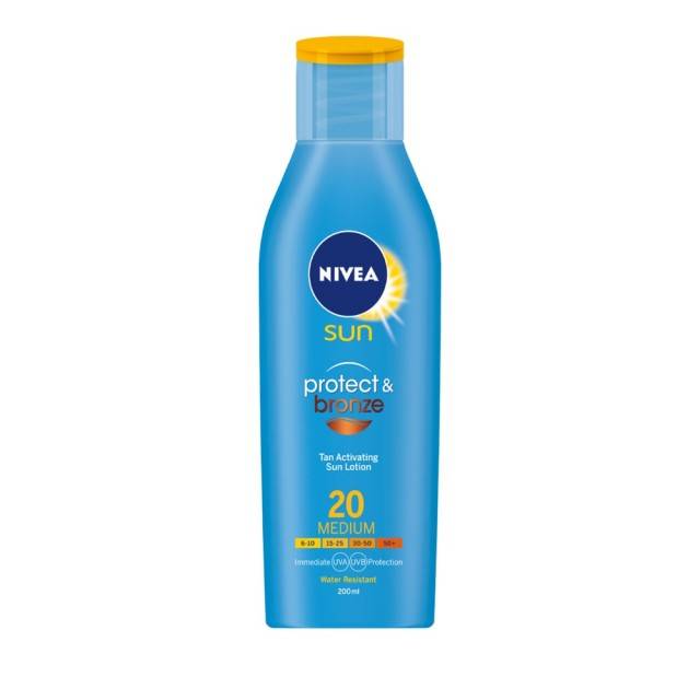 NIVEA SUN PROTECT BRONZE SUNSCREEN LOTION SPF20 200ML