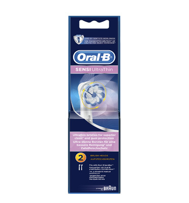 Oral B Sensi Ultrathin Electric Toothbrush Replacement Heads 2Pcs