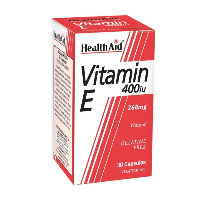 Health Aid Vitamin E 400Iu Powerfull Antioxidant 30 Capsules