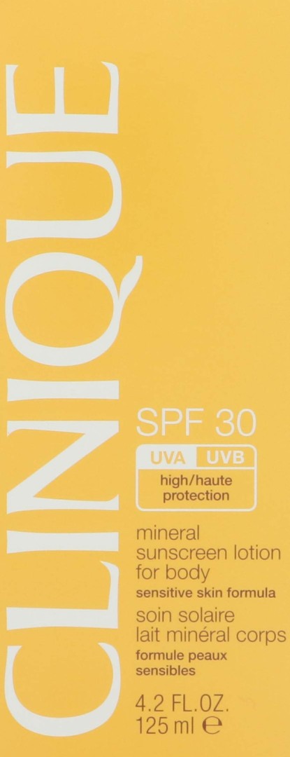 Clinique Sun Protection Spf30 Mineral Sunscreen Lotion For Body Care 4.2 Fl.Oz. 125Ml