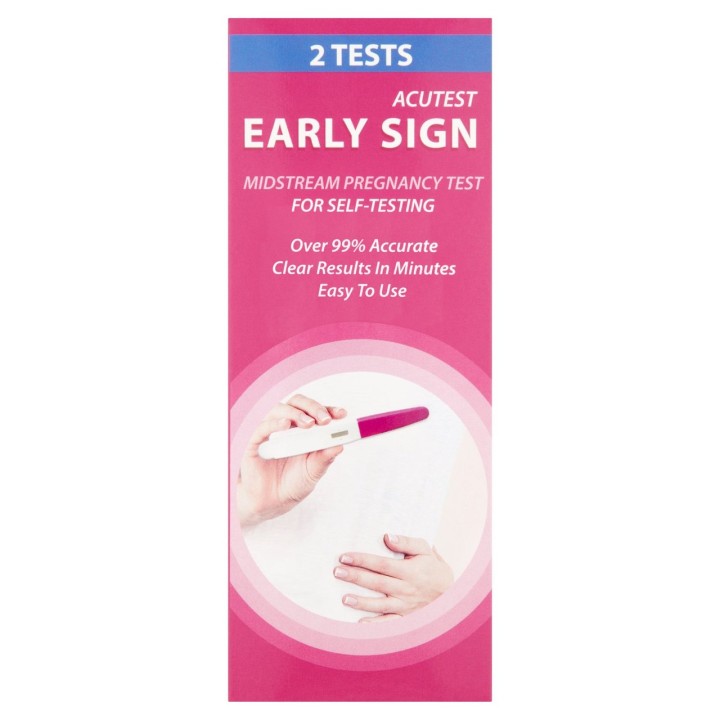 Acutest Early Sign 2 Pregnancy Tests
