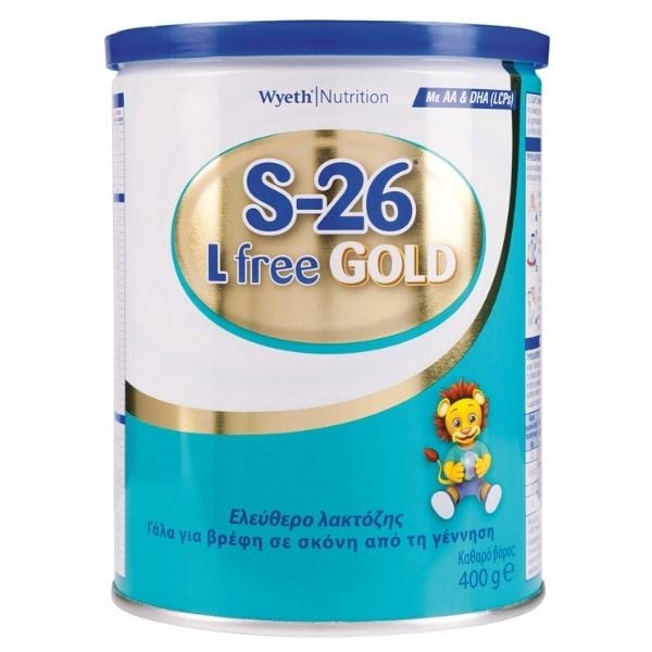 S-26 Baby Milk Gold Lactose Free From Birth 400Gr