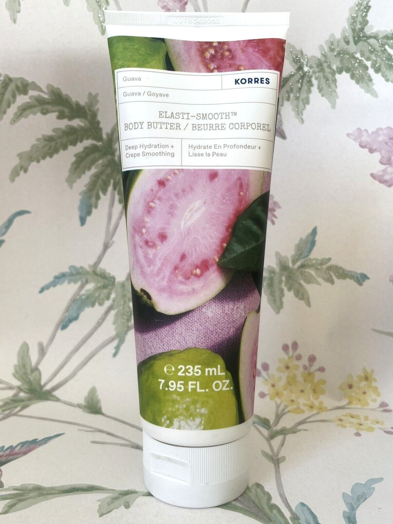 Korres Elasti Smooth Body Butter Cream Guava Hydrates Moisturise Smoothing 235Ml