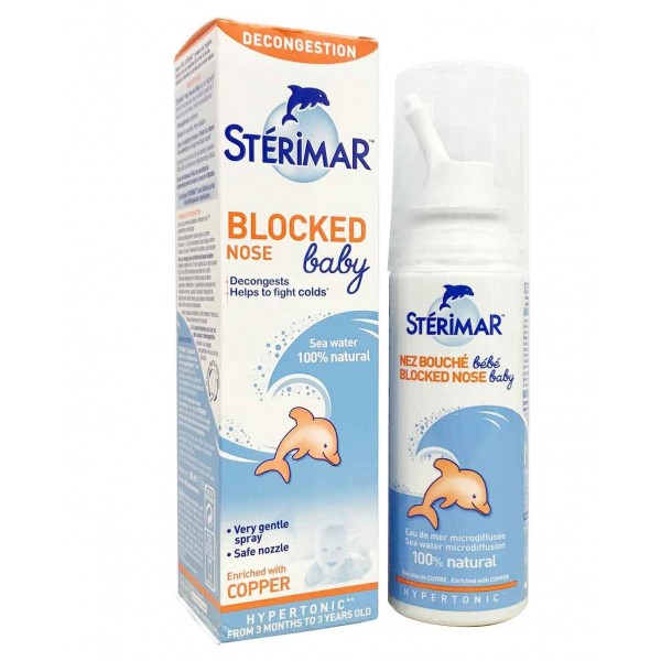 Sterimar Blocked Nose Baby Decongestant 100Ml