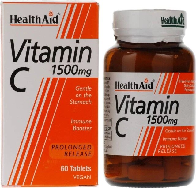 H/ Aid Vitamin C, Tablets, 60 x 1500mg