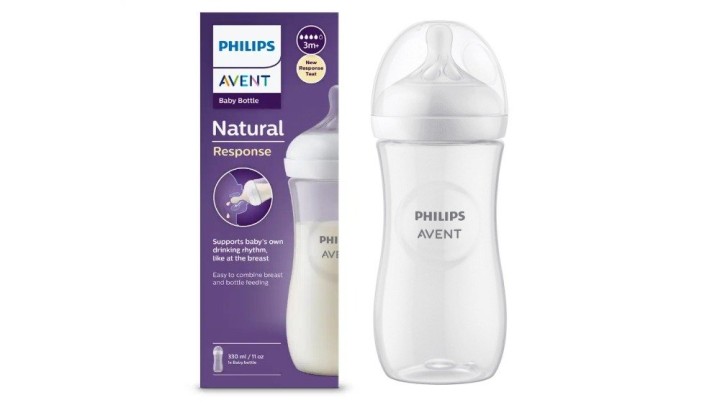 Philips Avent Natural Response Scy906 01 Πλαστικό Μπιμπερό 3M+, 330Ml