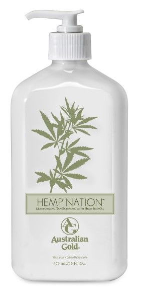 Australian Gold Hemp Nation Sea Salt& Sandalwood Body Milk Tan Extender 537ml