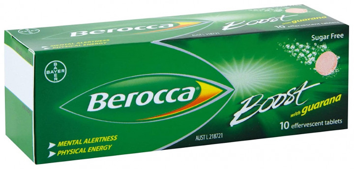 Berocca Boost Food Supplement with Guarana For Energy Booster 15 Tablets