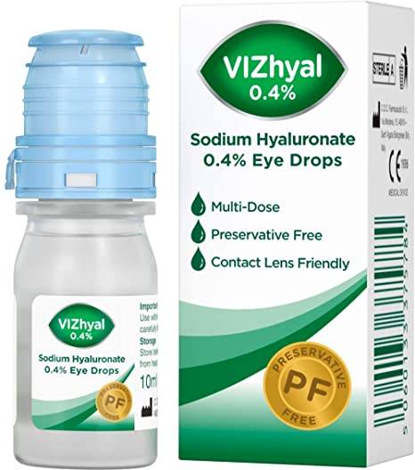 Vizhyal 0.4% Sodium Hyaluronate Eye Drops 10Ml