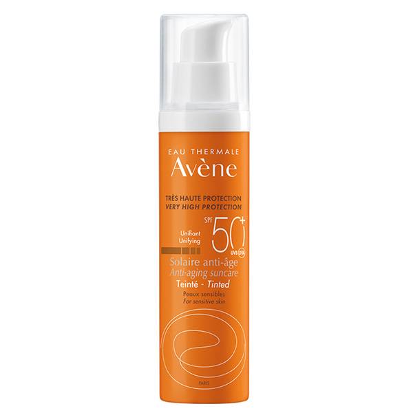 Avene Anti-Ageing Suncare Face Cream Tinted SPF50 For Sensitive Skin 50ml