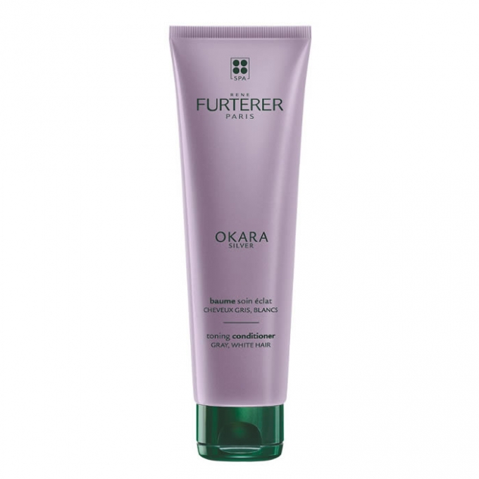 Rene Furterer Okara Silver Radiance Ritual Toning Conditioner For Gray White Hair 150ml