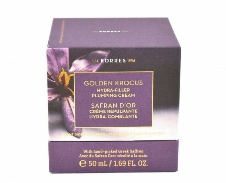 Korres Golden Krocus Hydra Filler Plumping Cream Care 50Ml