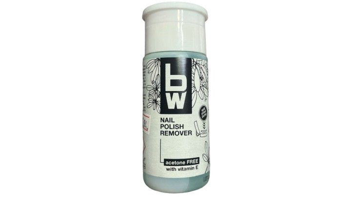 BW Nail Polish Remover with Acetone Free & Vitamin E, 100ml