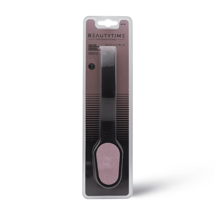 Beautytime Beautytime Professional Ceramic Pedicure File Black & Pink Colour 1Pcs