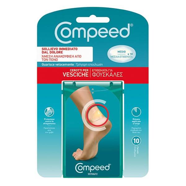 Compeed Blister Plasters Medium Size 10 Pieces