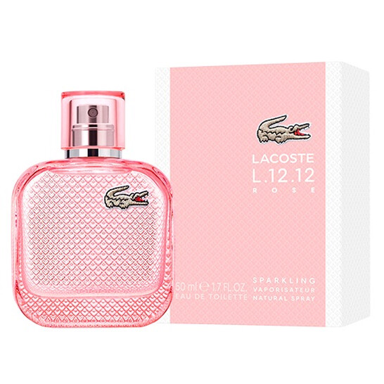 Lacoste Ladies L.12.12 Rose Sparkling Edt Spray 1.7 Oz Fragrances 50Ml